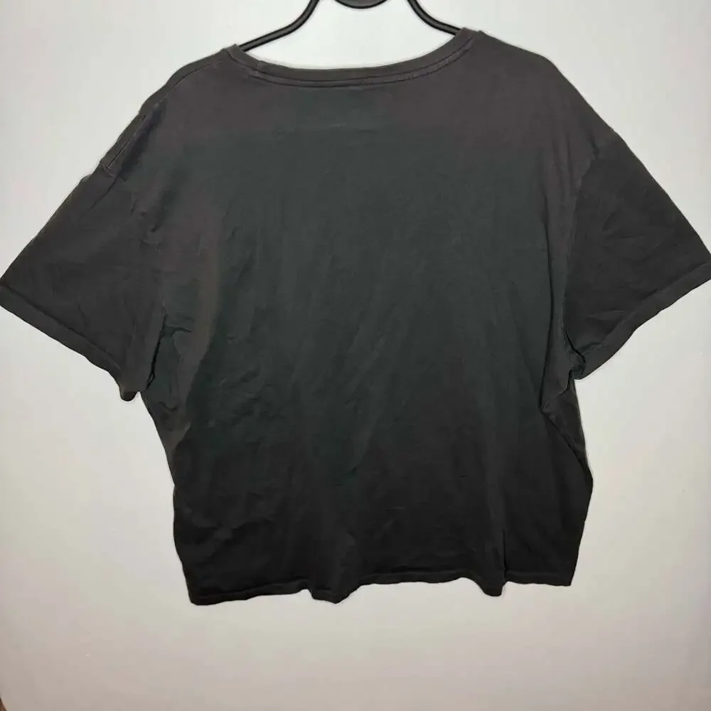 Polo Ralph Lauren Men's Black Crewneck T-Shirt with White Pony Logo XXL